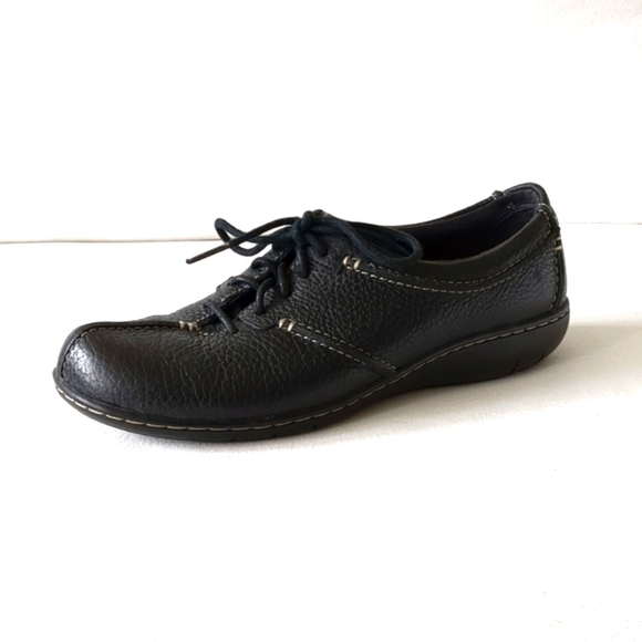 Clarks. Bendables. Black. Size 6.5M - Picture 2 of 16